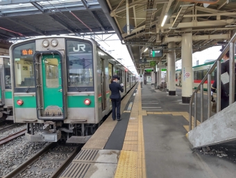 仙台駅から小牛田駅:鉄道乗車記録の写真