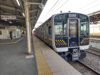 黒磯駅から宇都宮駅の乗車記録(乗りつぶし)写真