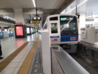 池袋駅から所沢駅の乗車記録(乗りつぶし)写真