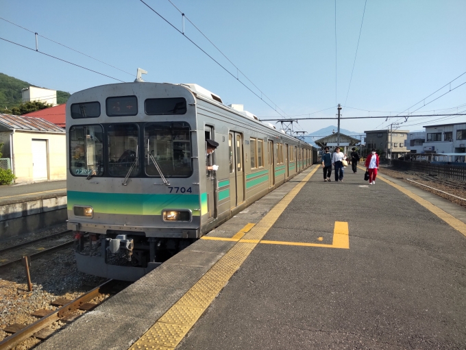 鉄道乗車記録の写真:乗車した列車(外観)(1)        「秩父鉄道7500系」