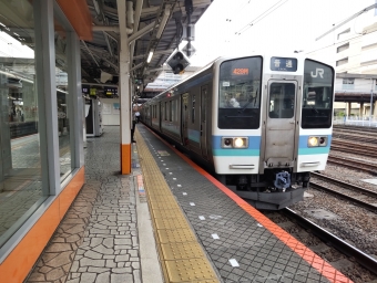 八王子駅から茅野駅の乗車記録(乗りつぶし)写真