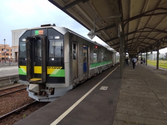 小樽駅から余市駅の乗車記録(乗りつぶし)写真