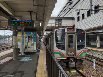 新白河駅から福島駅:鉄道乗車記録の写真