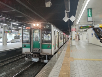 仙台駅から岩切駅の乗車記録(乗りつぶし)写真