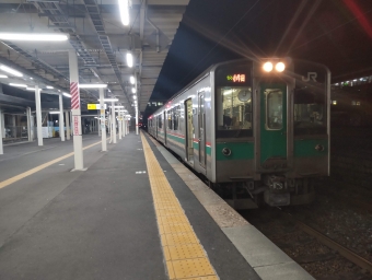 一ノ関駅から小牛田駅の乗車記録(乗りつぶし)写真