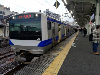 北千住駅から水戸駅の乗車記録(乗りつぶし)写真