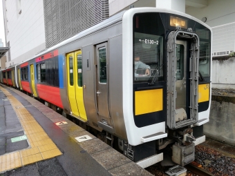 水戸駅から西金駅の乗車記録(乗りつぶし)写真
