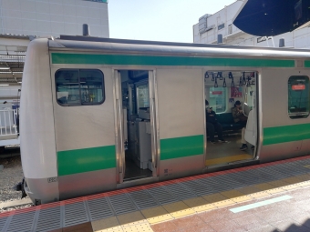 赤羽駅から川越駅の乗車記録(乗りつぶし)写真