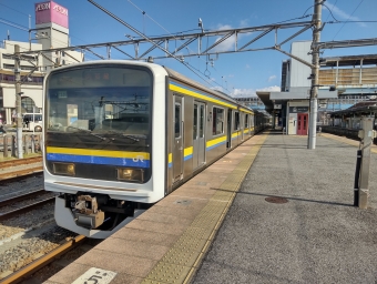 安房鴨川駅から館山駅の乗車記録(乗りつぶし)写真