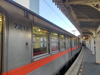 新西金沢駅から野町駅の乗車記録(乗りつぶし)写真