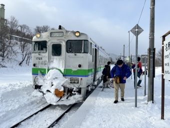 富良野駅から東鹿越駅の乗車記録(乗りつぶし)写真
