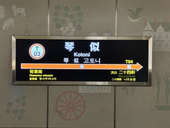 宮の沢駅から琴似駅:鉄道乗車記録の写真