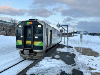 ニセコ駅から昆布駅の乗車記録(乗りつぶし)写真
