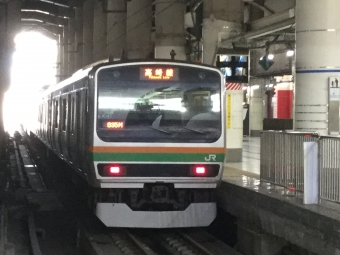 上野駅から本庄駅の乗車記録(乗りつぶし)写真