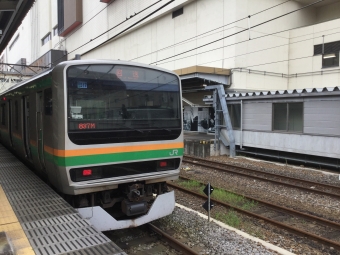本庄駅から高崎駅の乗車記録(乗りつぶし)写真