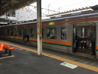 高崎駅から新前橋駅の乗車記録(乗りつぶし)写真