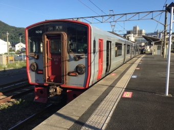 別府駅から亀川駅の乗車記録(乗りつぶし)写真