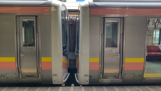 鉄道乗車記録の写真:乗車した列車(外観)(8)        「E129系連結面」