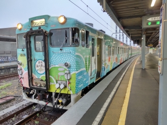 函館駅から森駅の乗車記録(乗りつぶし)写真