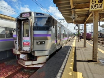 函館駅から五稜郭駅の乗車記録(乗りつぶし)写真