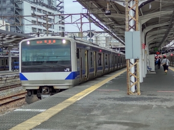 北千住駅から水戸駅の乗車記録(乗りつぶし)写真