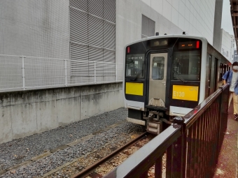 後台駅から水戸駅の乗車記録(乗りつぶし)写真