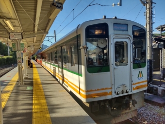 新藤原駅から新高徳駅の乗車記録(乗りつぶし)写真