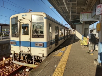 新桐生駅から赤城駅の乗車記録(乗りつぶし)写真