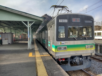 三峰口駅から秩父駅の乗車記録(乗りつぶし)写真