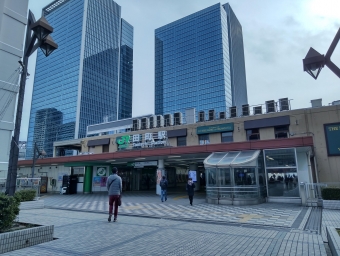 東京駅から田町駅の乗車記録(乗りつぶし)写真