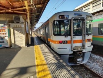 茅ケ崎駅から国府津駅の乗車記録(乗りつぶし)写真