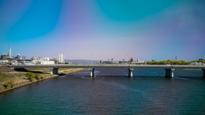 鉄道乗車記録の写真:車窓・風景(41)        「大分川」