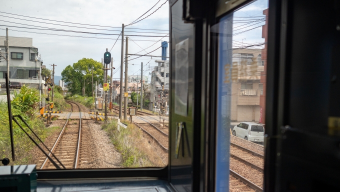 鉄道乗車記録の写真:車窓・風景(15)        「鹿児島市電谷山線との並走区間」