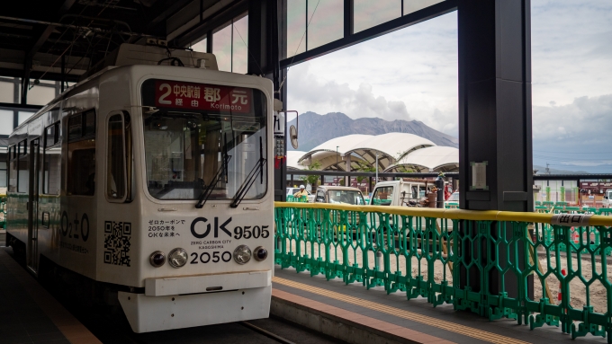 鉄道乗車記録の写真:乗車した列車(外観)(2)        「鹿児島中央駅まで戻ります。」