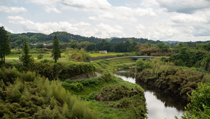鉄道乗車記録の写真:車窓・風景(24)        「養老川の川幅もだいぶ狭くなってきました。」