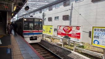 京成津田沼駅から京成高砂駅の乗車記録(乗りつぶし)写真