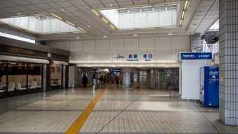 柏駅から船橋駅の乗車記録(乗りつぶし)写真