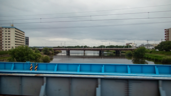 鉄道乗車記録の写真:車窓・風景(11)        「霞ヶ浦に注ぎ込む桜川。」