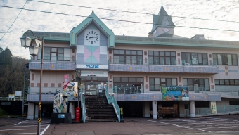 阿仁前田温泉駅から阿仁合駅の乗車記録(乗りつぶし)写真