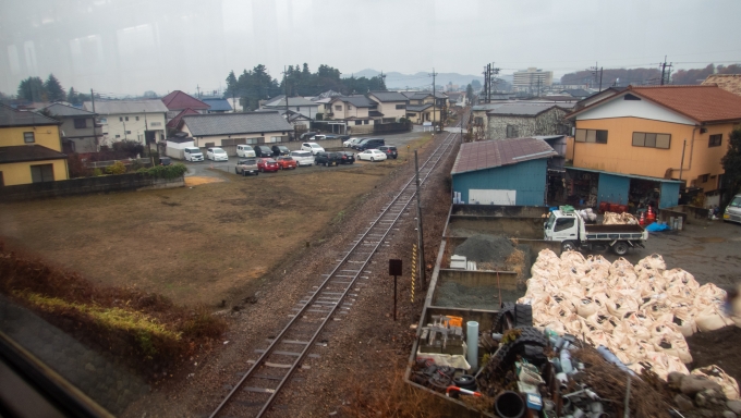 鉄道乗車記録の写真:車窓・風景(5)        「わたらせ渓谷鐵道をオーバーパス。」