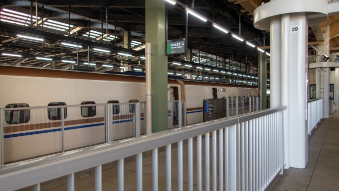 鉄道乗車記録の写真:駅舎・駅施設、様子(1)          「新潟駅では、新幹線と在来線で乗換え改札を介して対面乗換えが可能になっています。」