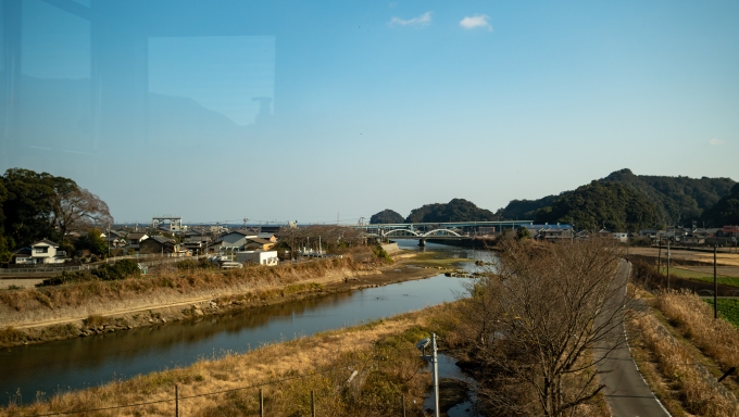 鉄道乗車記録の写真:車窓・風景(6)        「甲浦を出てすぐのトンネル内で県境を越えて徳島県に入ります。」