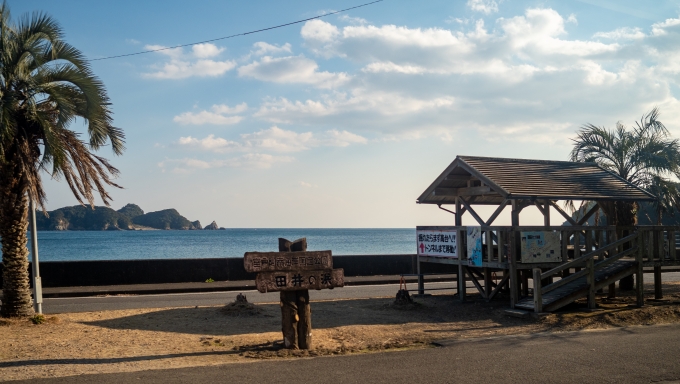 鉄道乗車記録の写真:車窓・風景(12)        「臨時駅の田井ノ浜近辺で一瞬だけ海岸線へ出ます。」