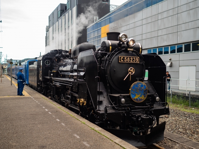 鉄道乗車記録の写真:乗車した列車(外観)(1)     「C58 239」