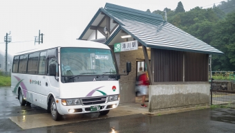 清川駅から酒田駅の乗車記録(乗りつぶし)写真