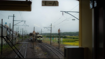 梁川駅から福島駅:鉄道乗車記録の写真
