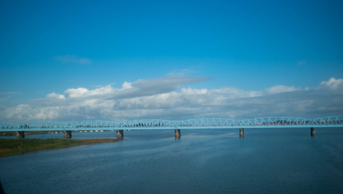鉄道乗車記録の写真:車窓・風景(4)        「阿賀野川」