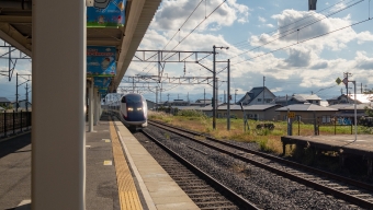 赤湯駅から山形駅の乗車記録(乗りつぶし)写真