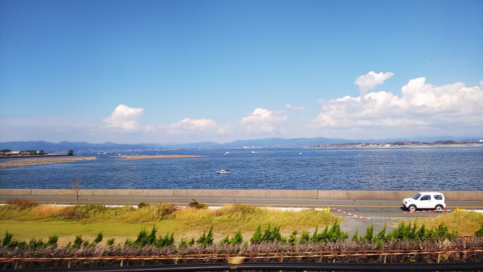 鉄道乗車記録「名古屋駅から浜松駅」車窓・風景の写真(2) by くろまこ 撮影日時:2018年10月20日
