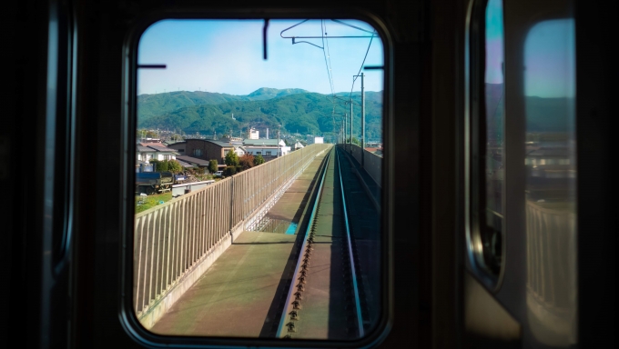 鉄道乗車記録の写真:車窓・風景(3)        「高架のスラブ軌道区間」